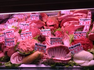 Italian meat case